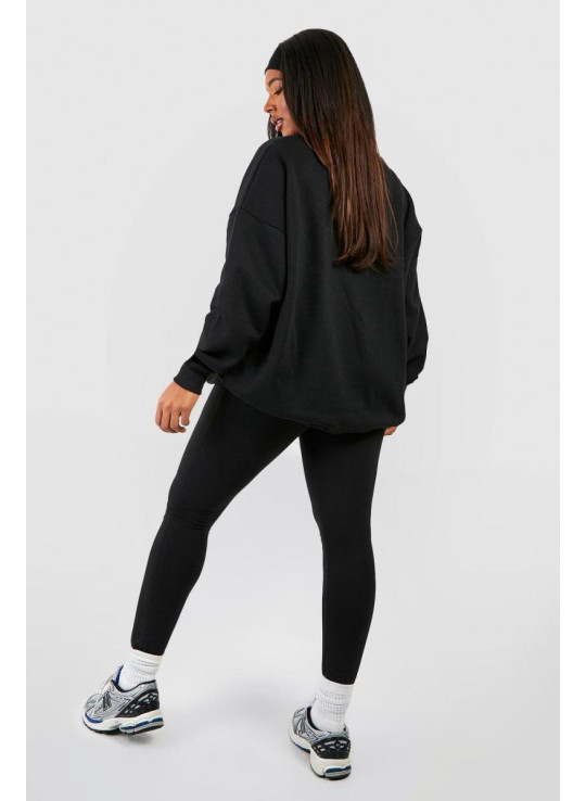 Плюс спортивний костюм Dsgn Studio Slogan Legging