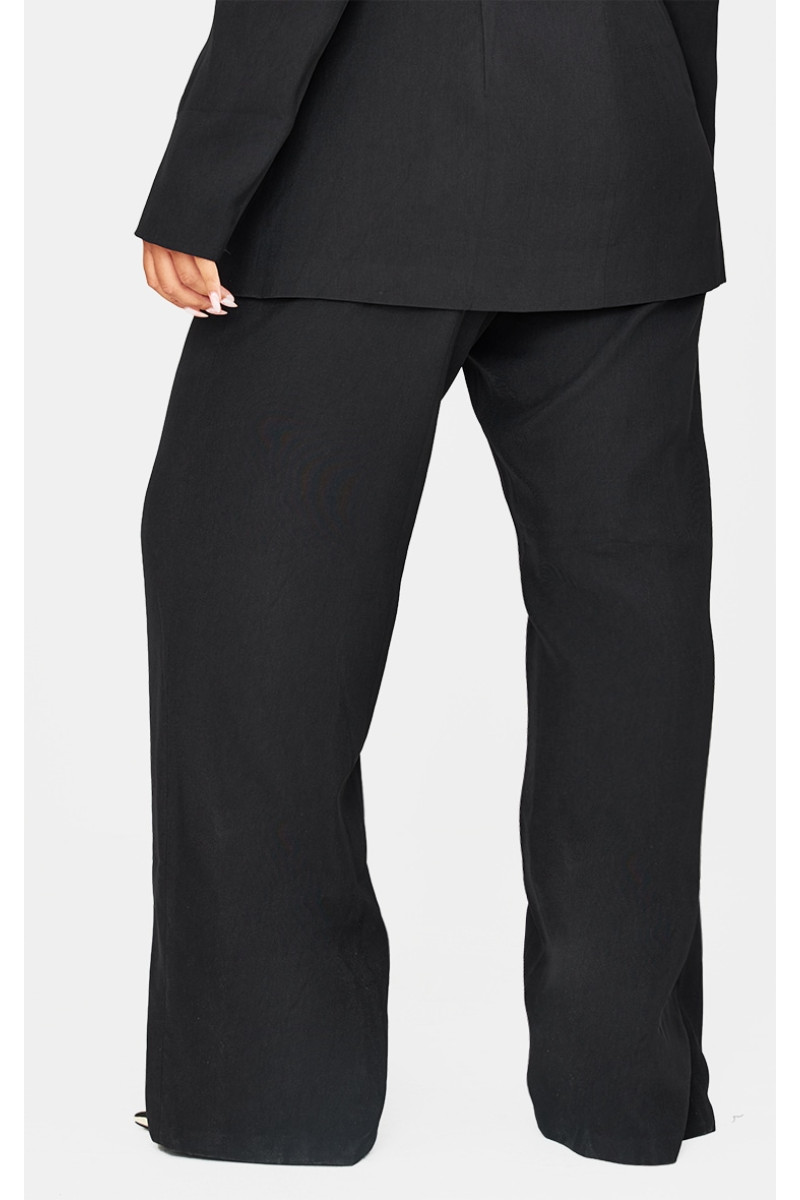 Прямі брюки преміум-класу з плетеними шпильками