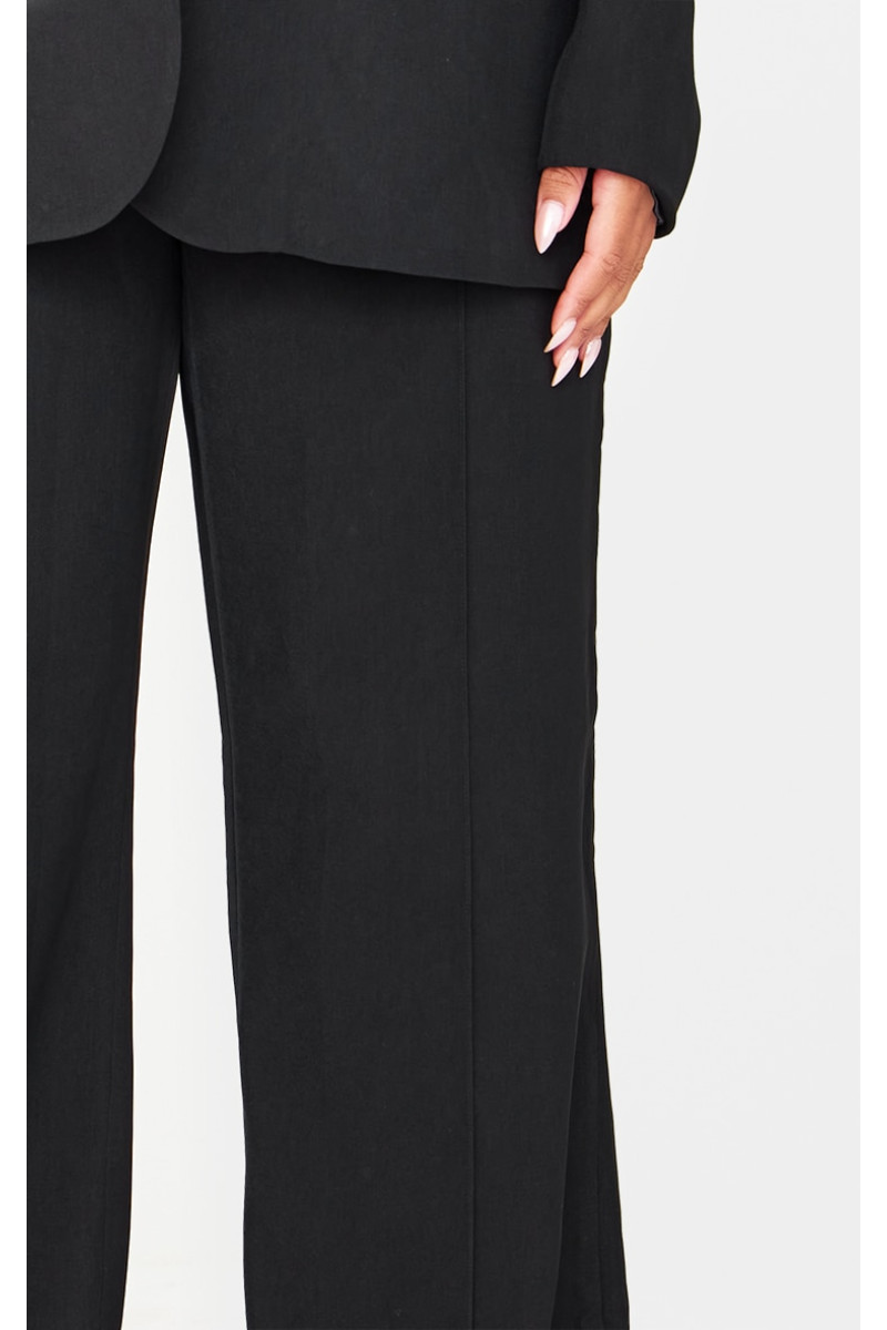 Прямі брюки преміум-класу з плетеними шпильками