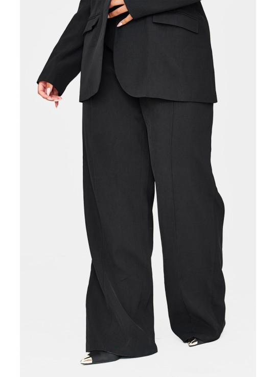 Прямі брюки преміум-класу з плетеними шпильками