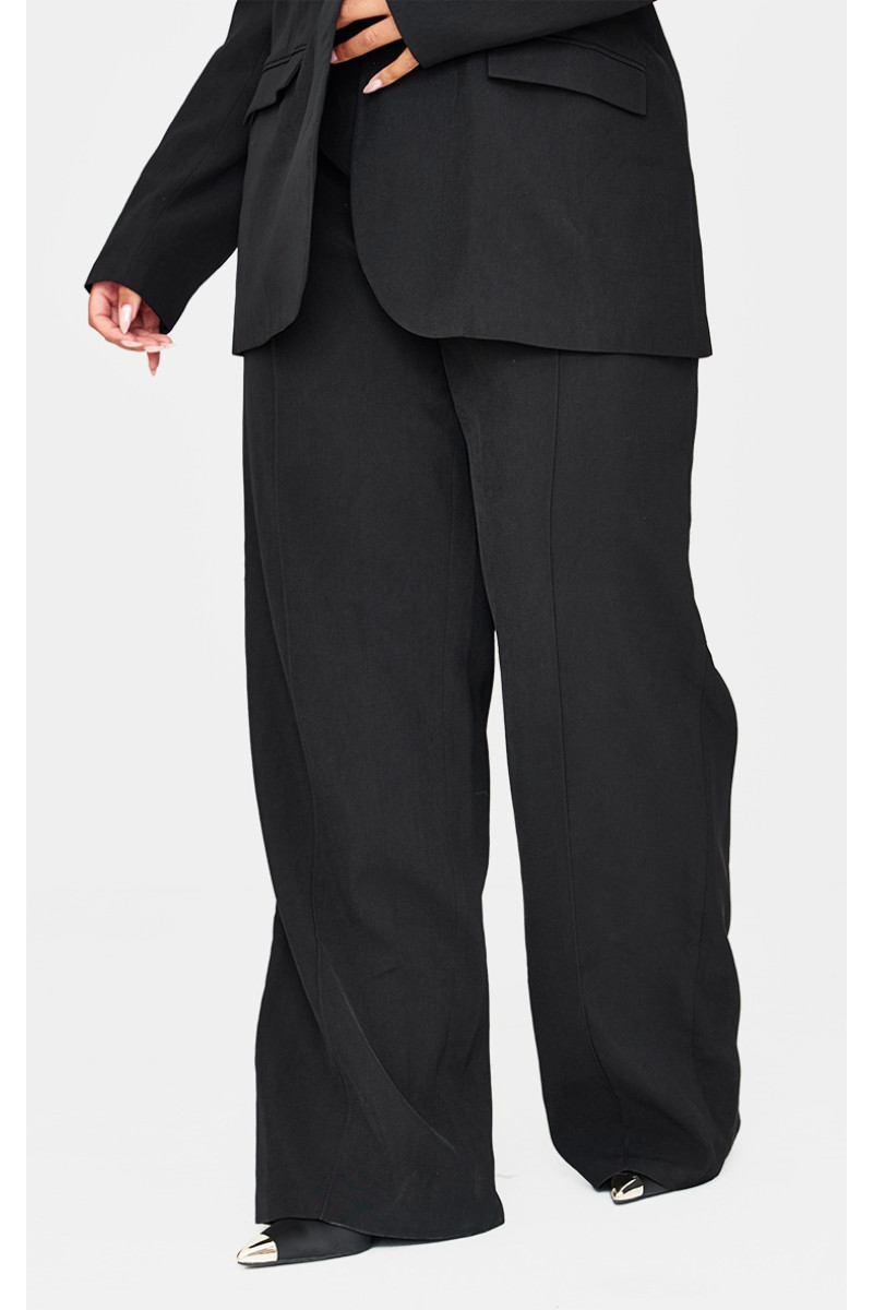 Прямі брюки преміум-класу з плетеними шпильками