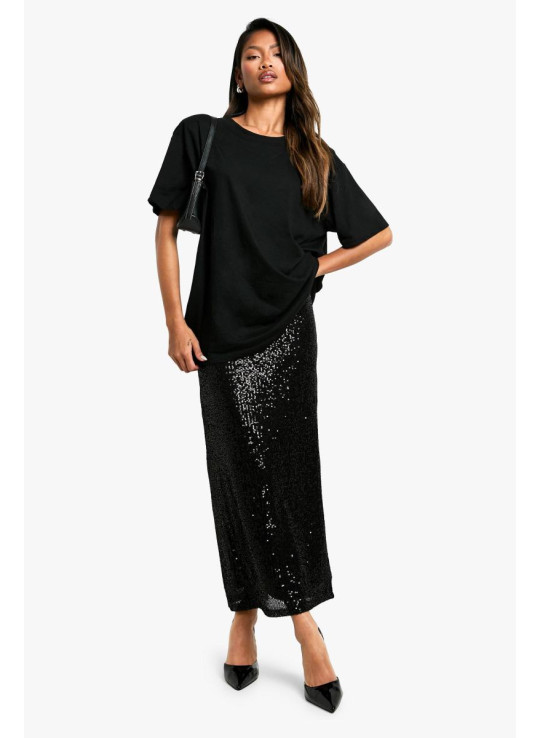 В'язана спідниця Midaxi з паєтками