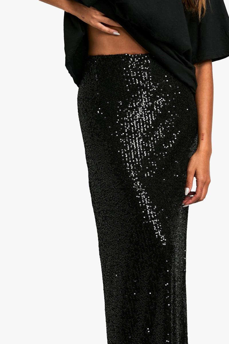 В'язана спідниця Midaxi з паєтками