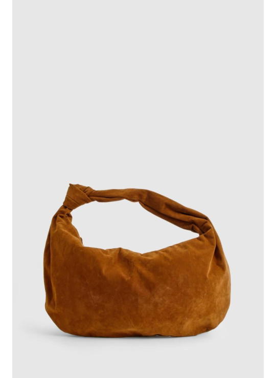 Сумка через плече зі штучної замші