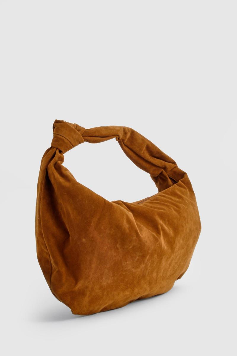 Сумка через плече зі штучної замші