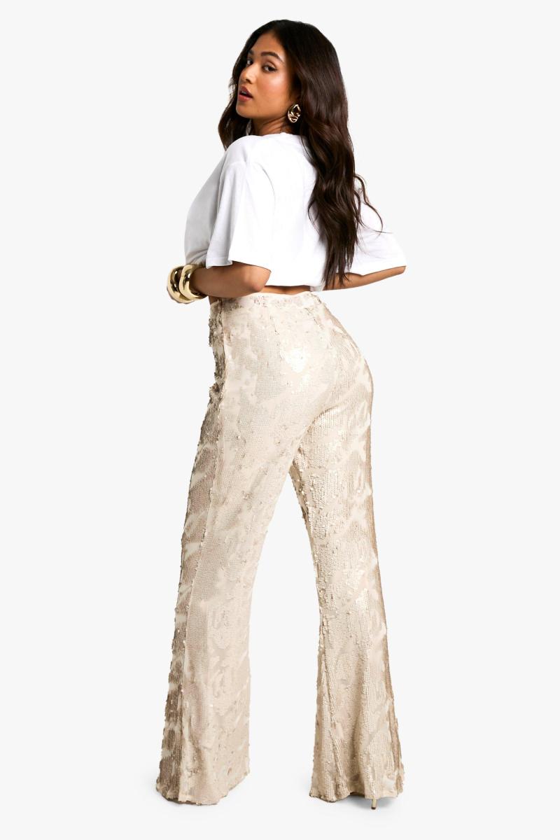 Маленький дамаський кльош з блискітками