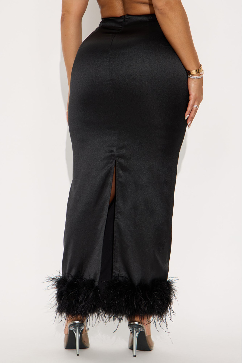 Шовкова максі-спідниця 