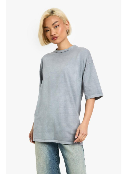 Футболка великого розміру Acid Wash Boxy