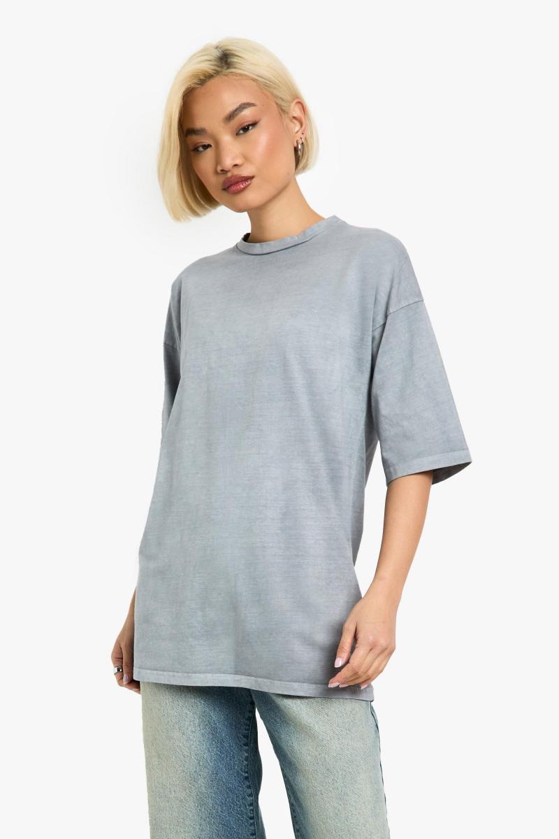 Футболка великого розміру Acid Wash Boxy