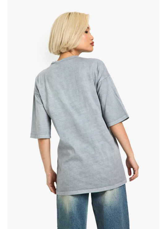 Футболка великого розміру Acid Wash Boxy