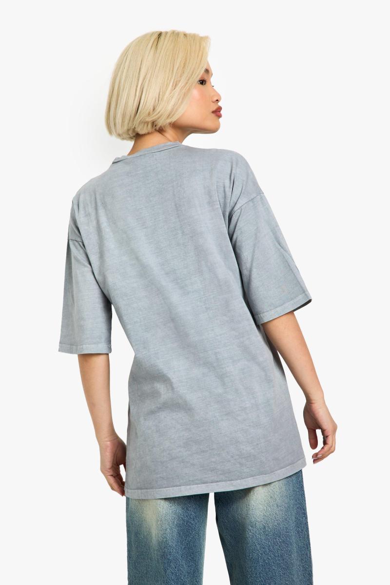 Футболка великого розміру Acid Wash Boxy
