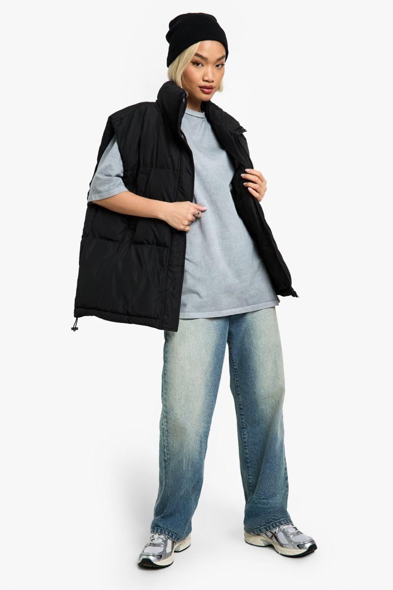 Футболка великого розміру Acid Wash Boxy