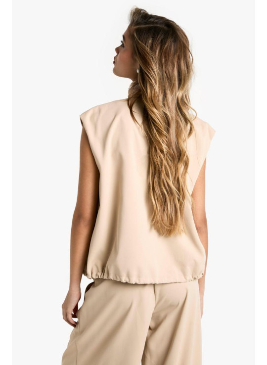 Тканий верхній костюм без рукавів