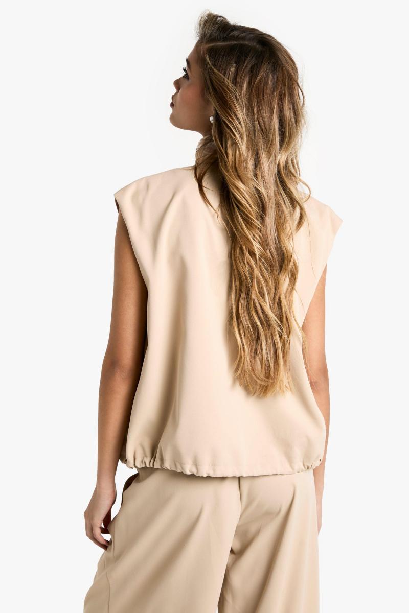 Тканий верхній костюм без рукавів