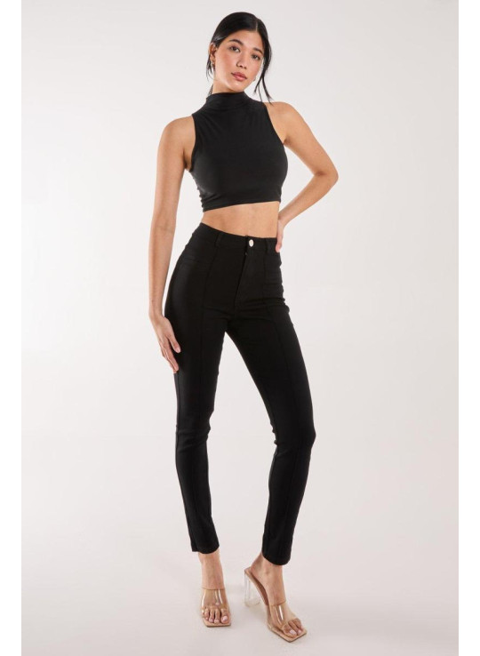 Тонкі штани з деталями шва