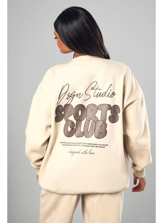 Величезний світшот Dsgn Studio Sports Bubble Slogan