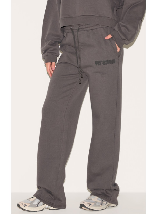 PrettyLittlething Tall Marcoal Premium Studio Print Price Neg Joggers