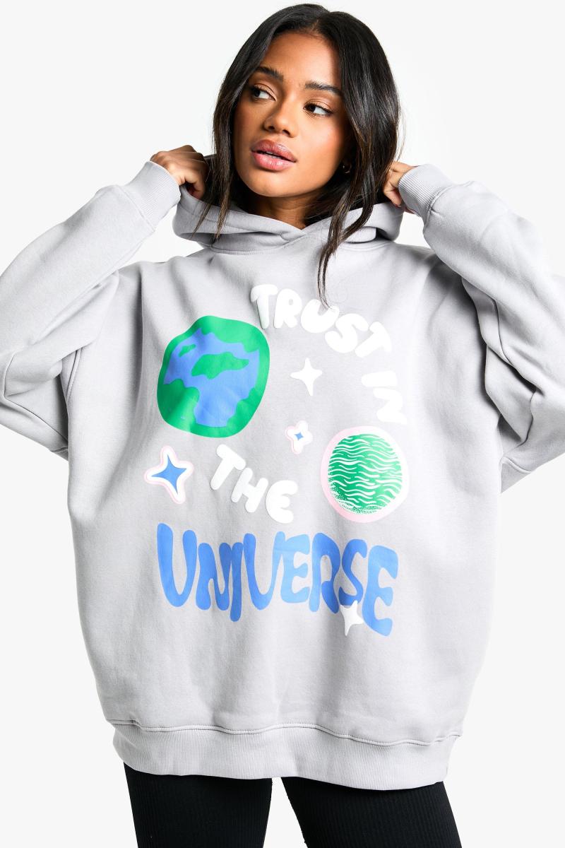 Пухневий гасло негабаритний балахон