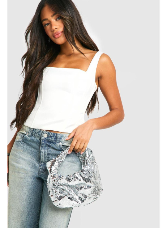 Сумка з деталями з блискітками
