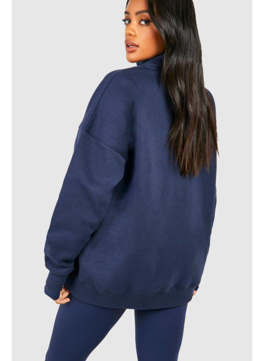 Великий світшот Dsgn Studio Applique на півзастібці