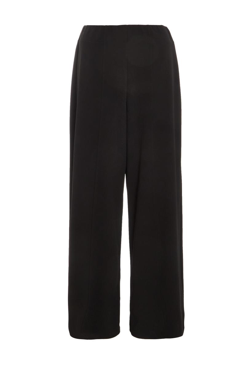 Чорні штани з широкими ногами