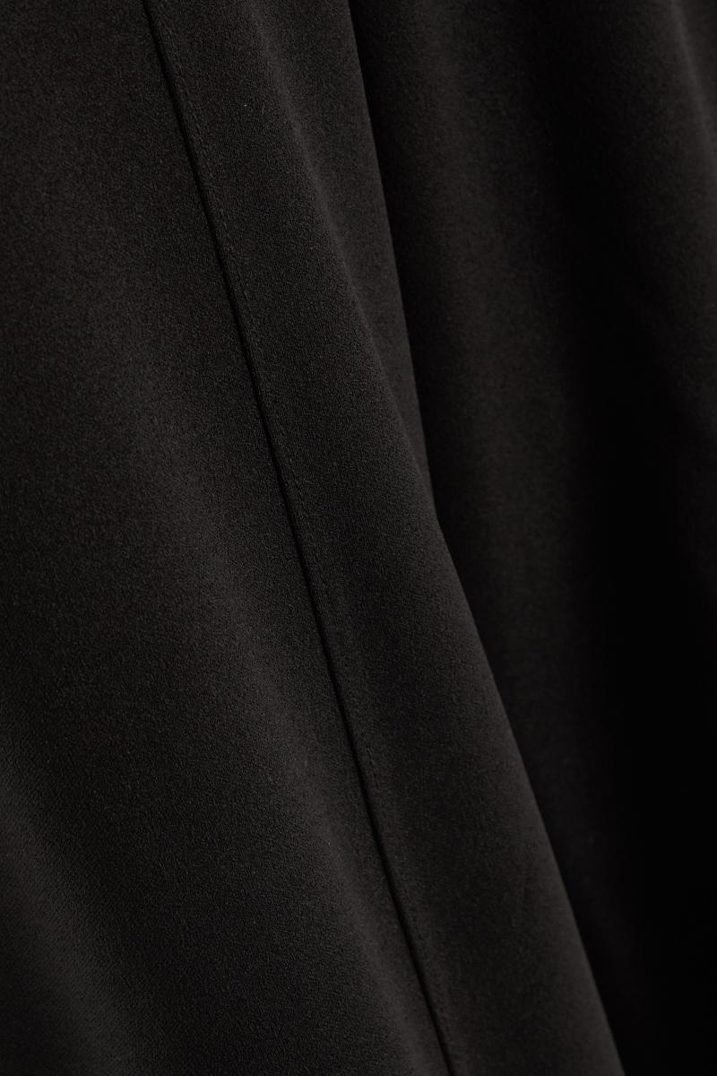 Чорні штани з широкими ногами