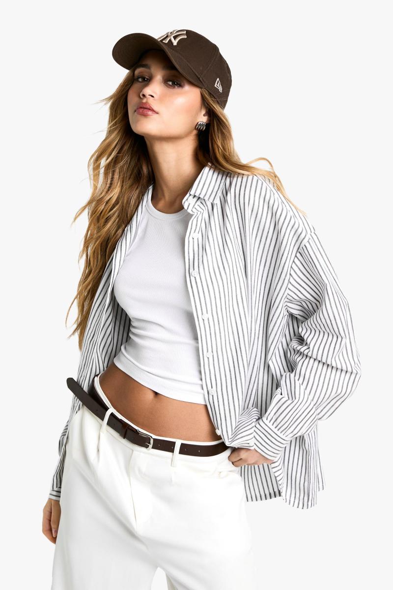 Чорна пінтрупа негабаритна сорочка