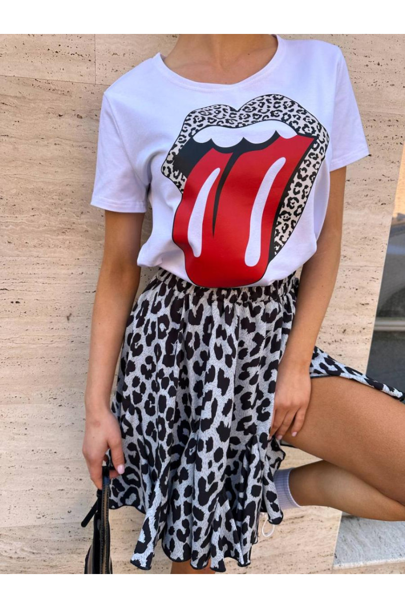 Футболка язик вуста 