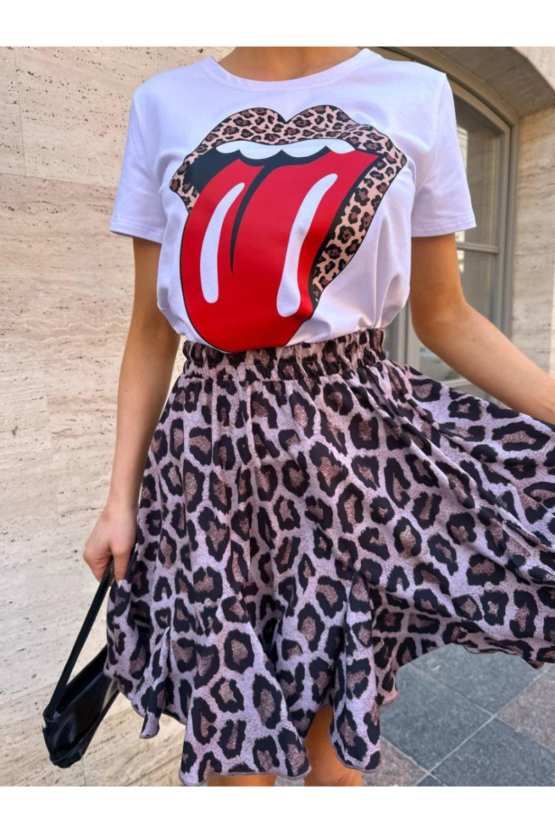 Футболка язик вуста 