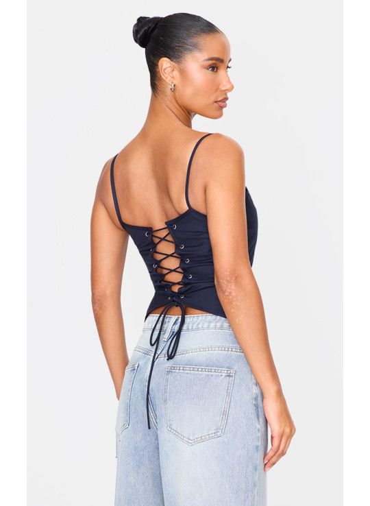 Корсет преміум-класу Indigo зі шнурівкою на спині