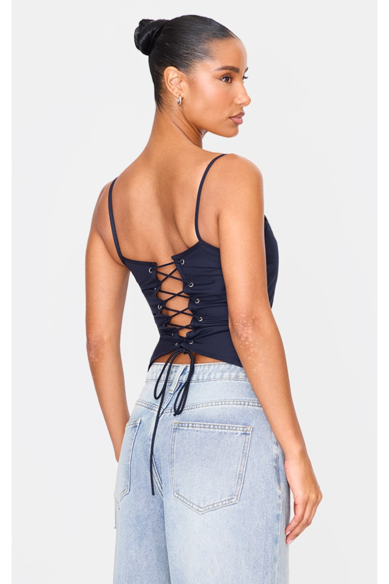 Корсет преміум-класу Indigo зі шнурівкою на спині