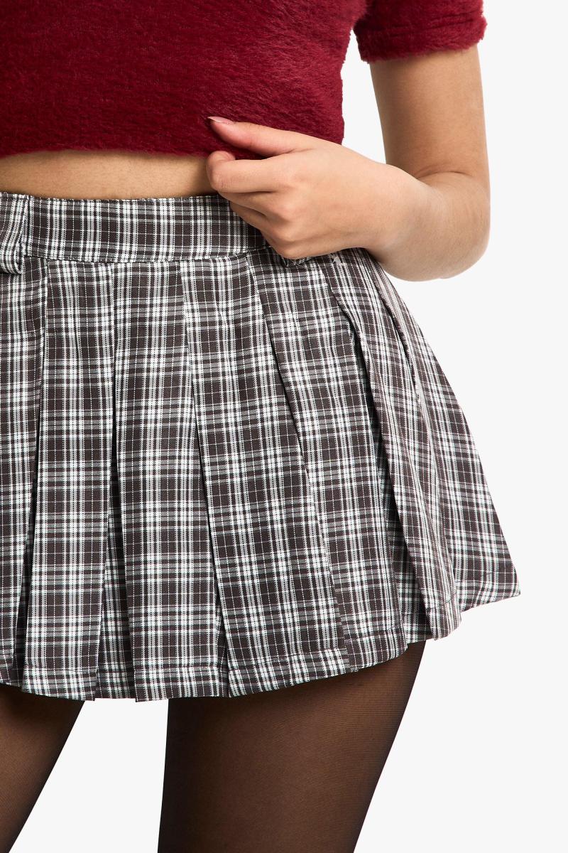 Перевірте міні -спідницю