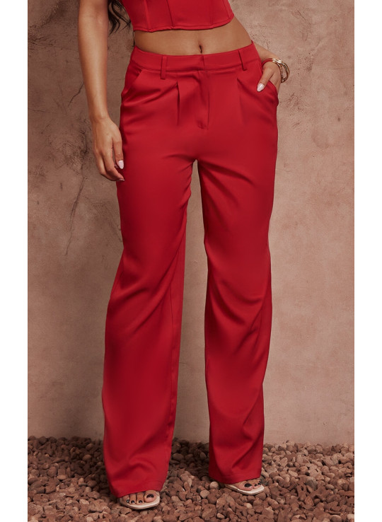 Червоні ткані штани