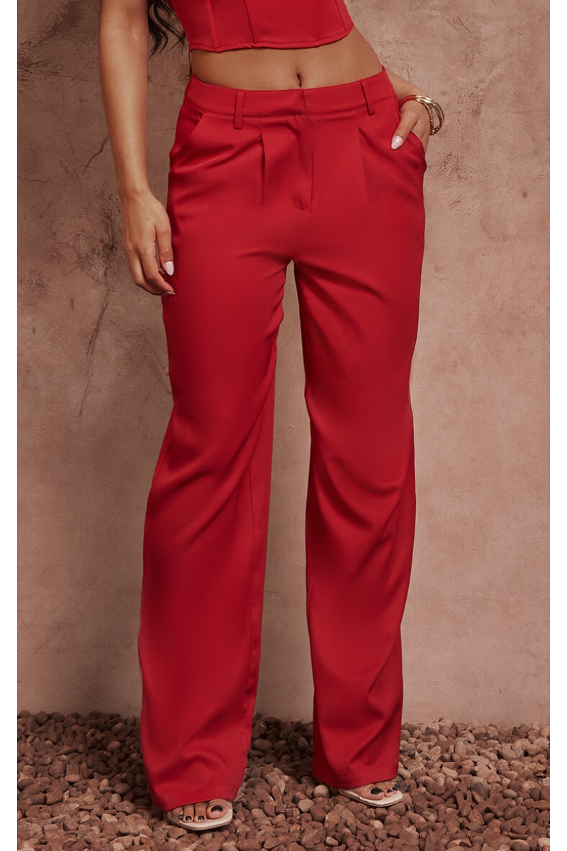 Червоні ткані штани