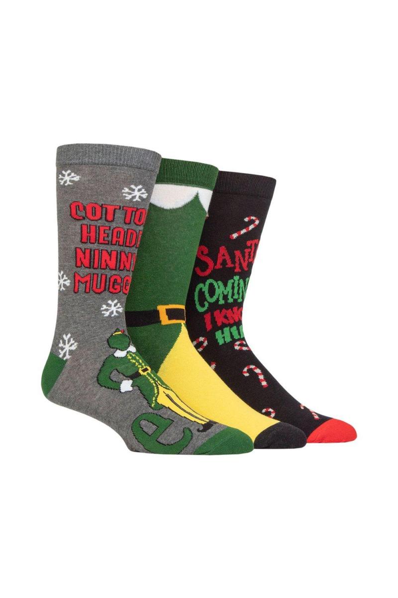 Чоловічі та жіночі 3 пари бавовняних шкарпеток SOCKSHOP Elf