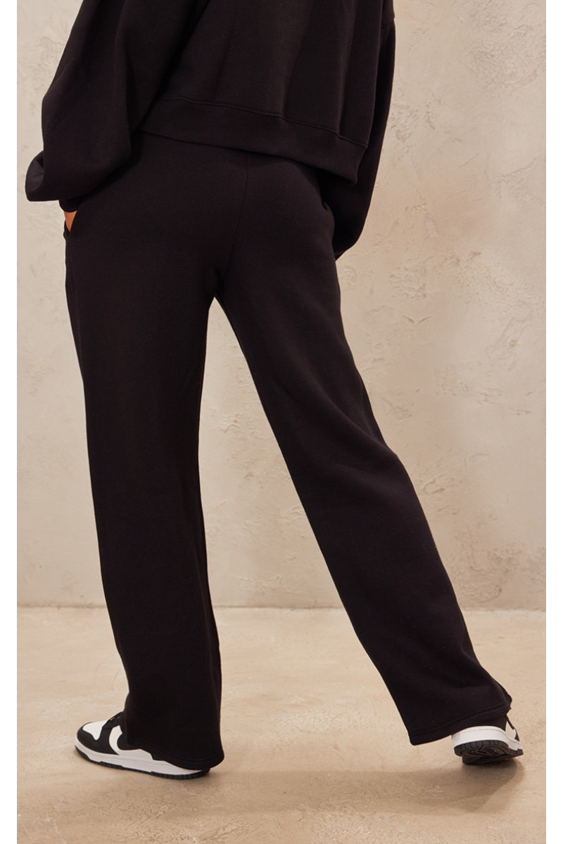 PrettyLittLething Black Logo Вишита широка бігова нога