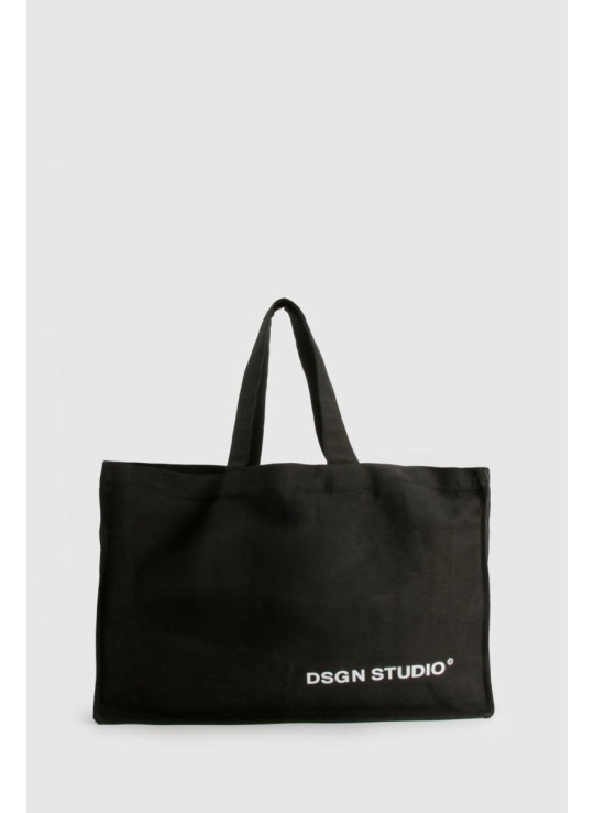 Велика полотняна сумка з лозунгом