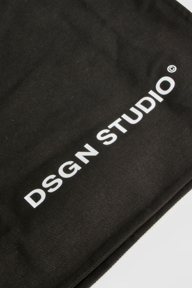 Велика полотняна сумка з лозунгом