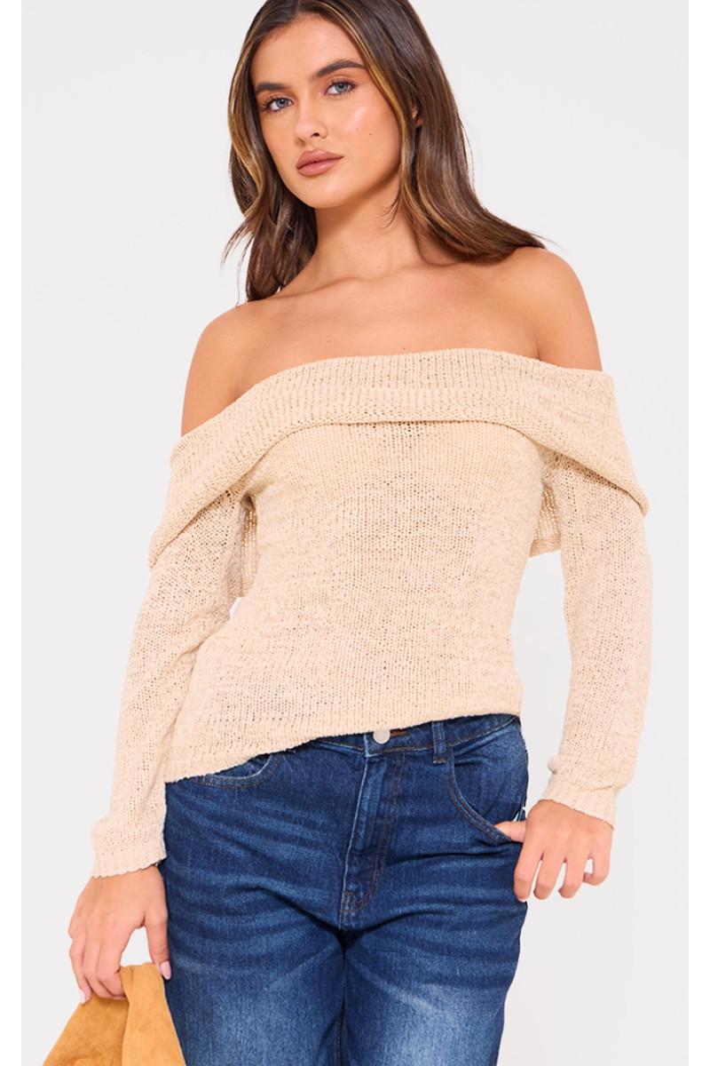 В'язаний топ з мокко