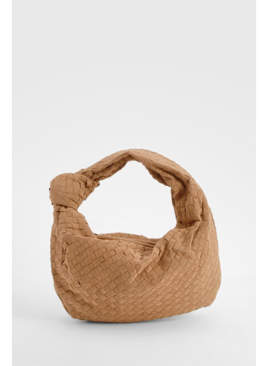 Ткана замшева сумка з вузлом