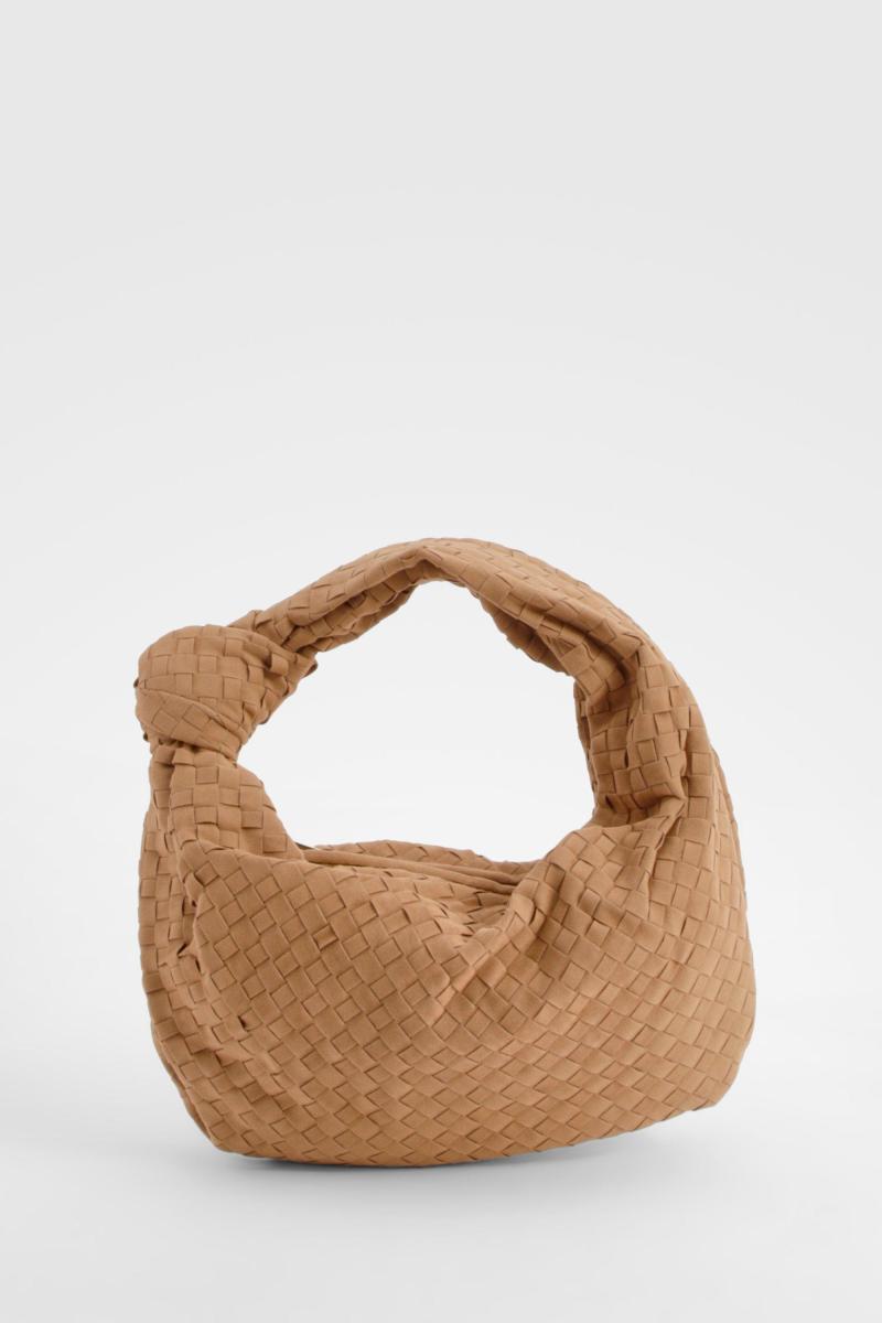 Ткана замшева сумка з вузлом