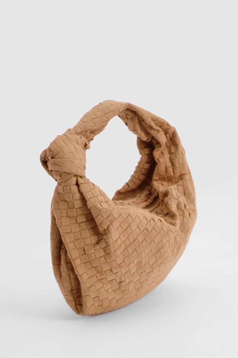 Ткана замшева сумка з вузлом