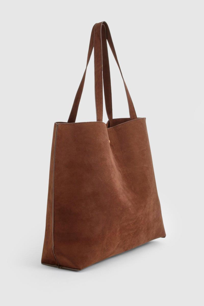 Сумка-шоппер зі штучної замші