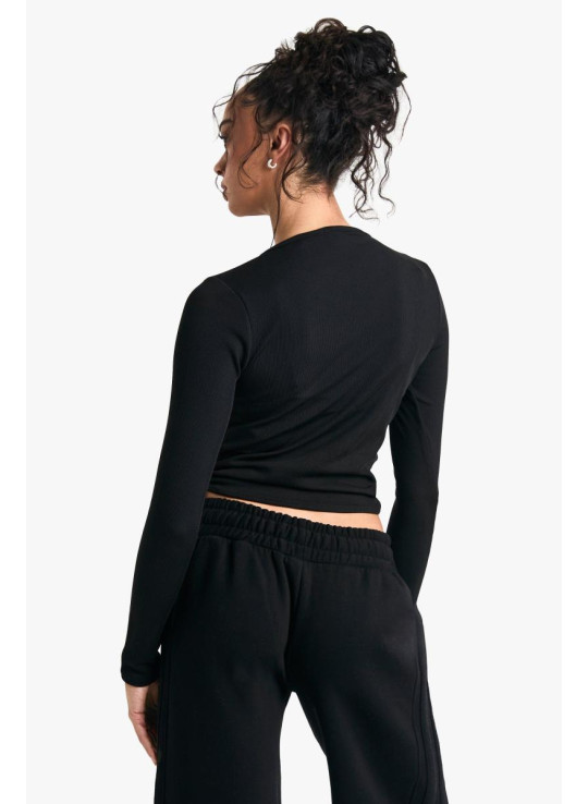 Ребриста краватка з довгими рукавами