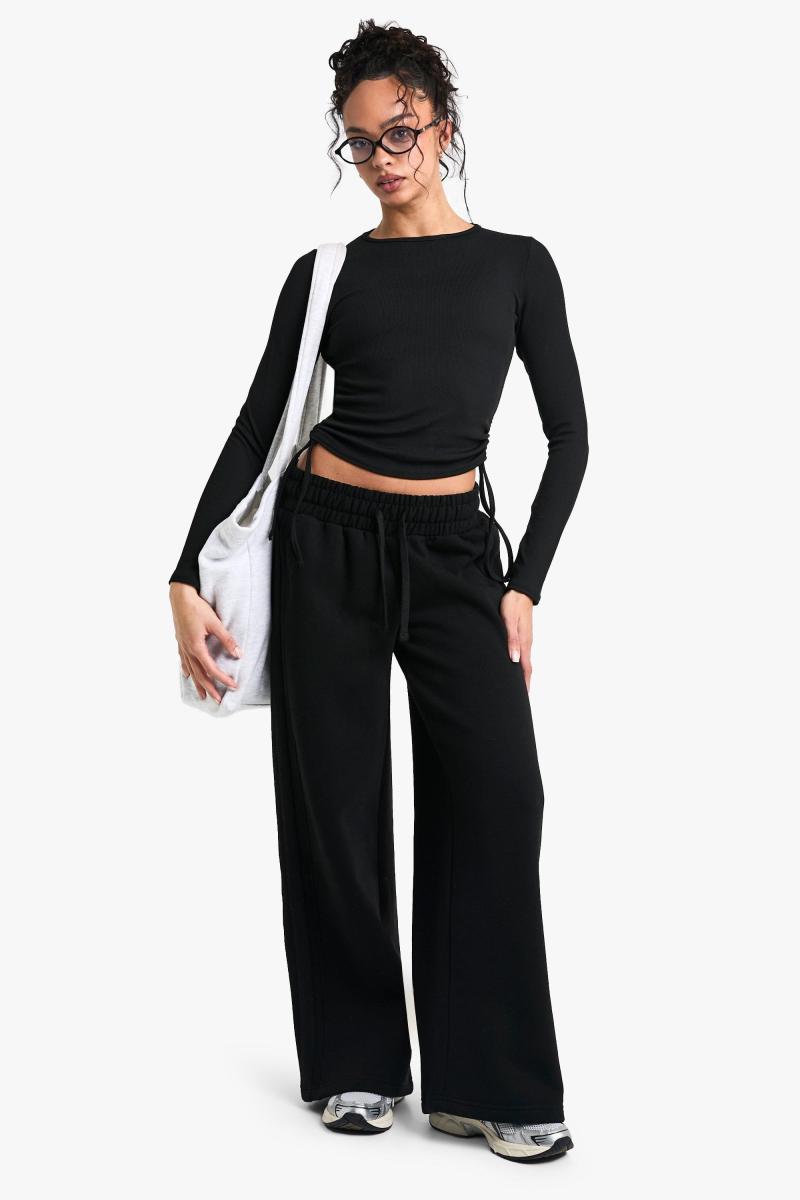 Ребриста краватка з довгими рукавами