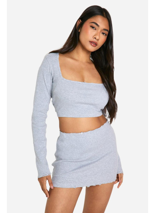 Міні-спідниця зі зморщеним виглядом