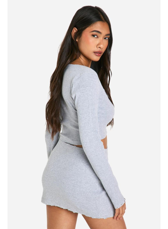 Міні-спідниця зі зморщеним виглядом