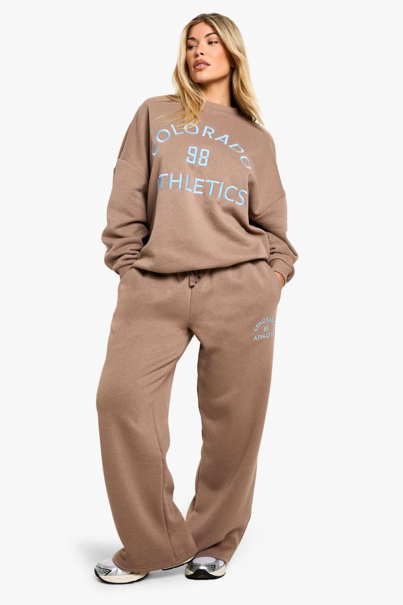 Колорадо з легкої атлетики вишитий екіпаж шию негабарит