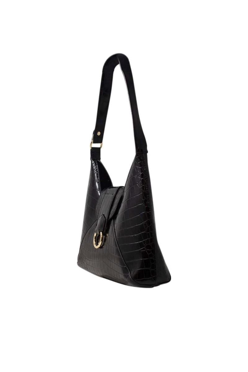 Чорна сумка Hobo Bag