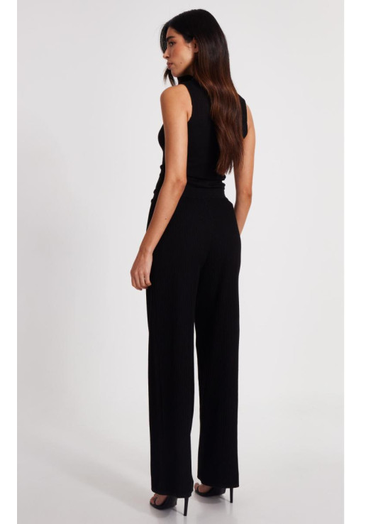 Чорні в'язані бісерні штани